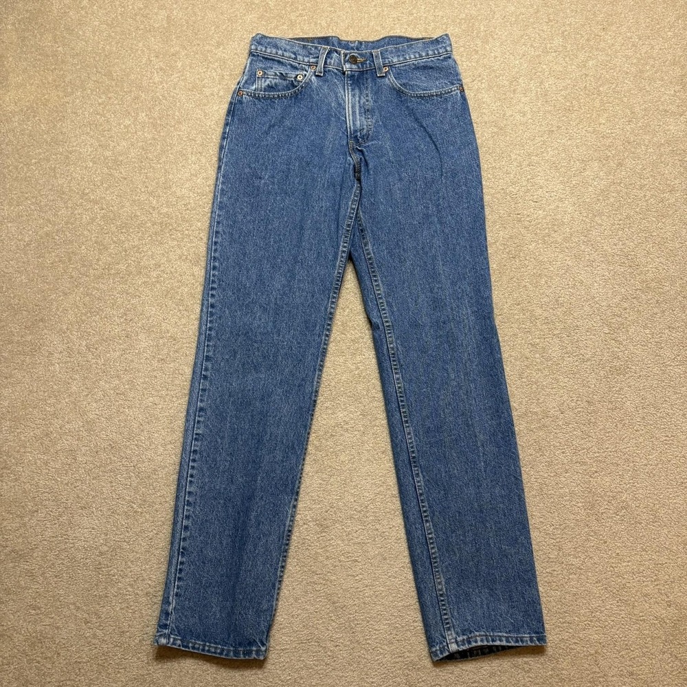 Vtg Levis 506 Jeans Mens 29x33 Blue Regular Fit Straight Leg Denim Pants USA 90s